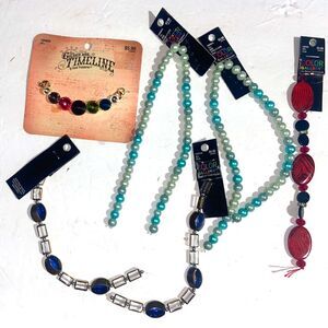 Bead Treasures Color Gallery Bead Strands Lot Of 6